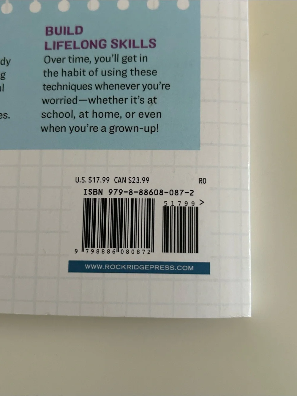 Worry Workbook for Kids ages 8-12
